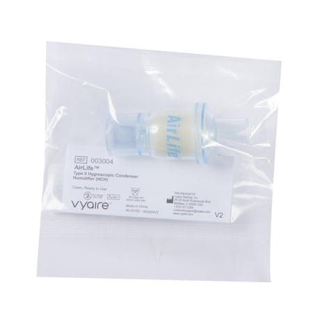 Heat and Moisture Exchanger AirLife® 30 mg H₂O/L @ VT 500 mL 0.8 cm H₂O @ 30 LPM - BeHope