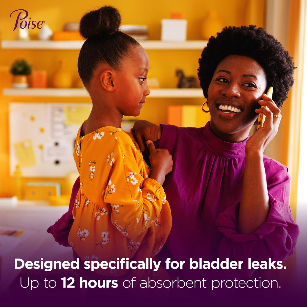 Bladder Control Pad Poise Fresh Protection 15.9 Inch Length Heavy Absorbency Sodium Polyacrylate Core One Size Fits Most