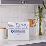 Trash Bag McKesson 30 gal. White LLDPE 0.70 mil 30 X 36 Inch Star Seal Bottom Coreless Roll