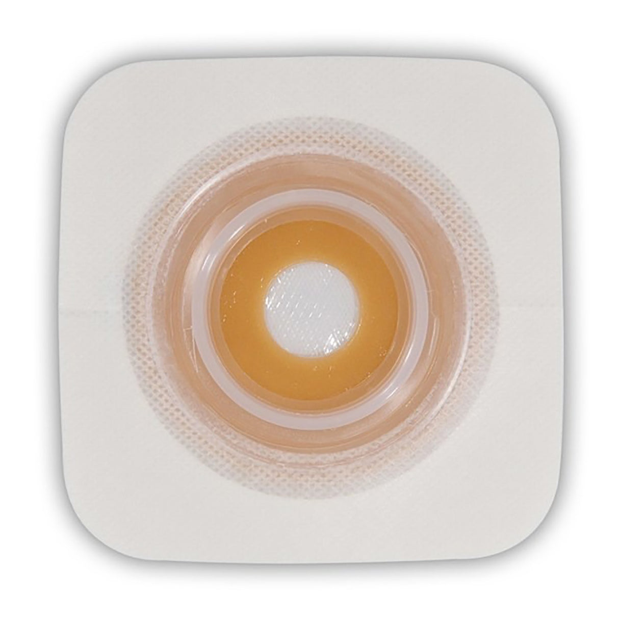 Ostomy Barrier Sur-Fit Natura® Trim to Fit, Standard Wear Stomahesive® Adhesive 45 mm Flange Sur-Fit® Natura® System Hydrocolloid Up to 1 to 1-1/4 Inch Opening 4 X 4 Inch - BeHope