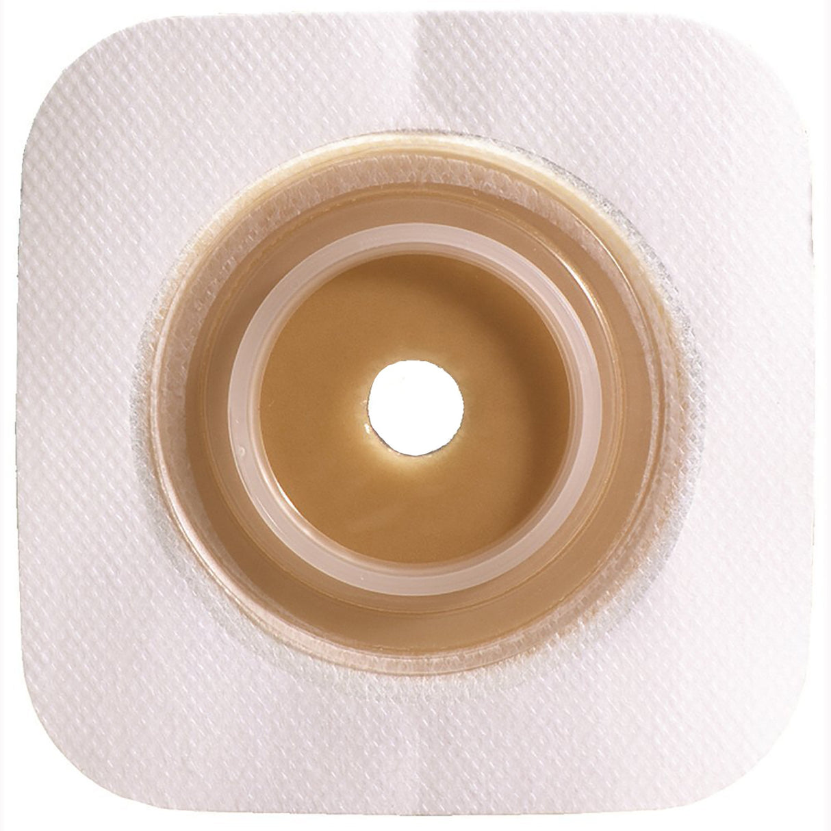 Ostomy Barrier Sur-Fit Natura® Trim to Fit, Standard Wear Stomahesive® Adhesive 57 mm Flange Sur-Fit® Natura® System Hydrocolloid 1-3/8 to 1-3/4 Inch Opening 5 X 5 Inch - BeHope