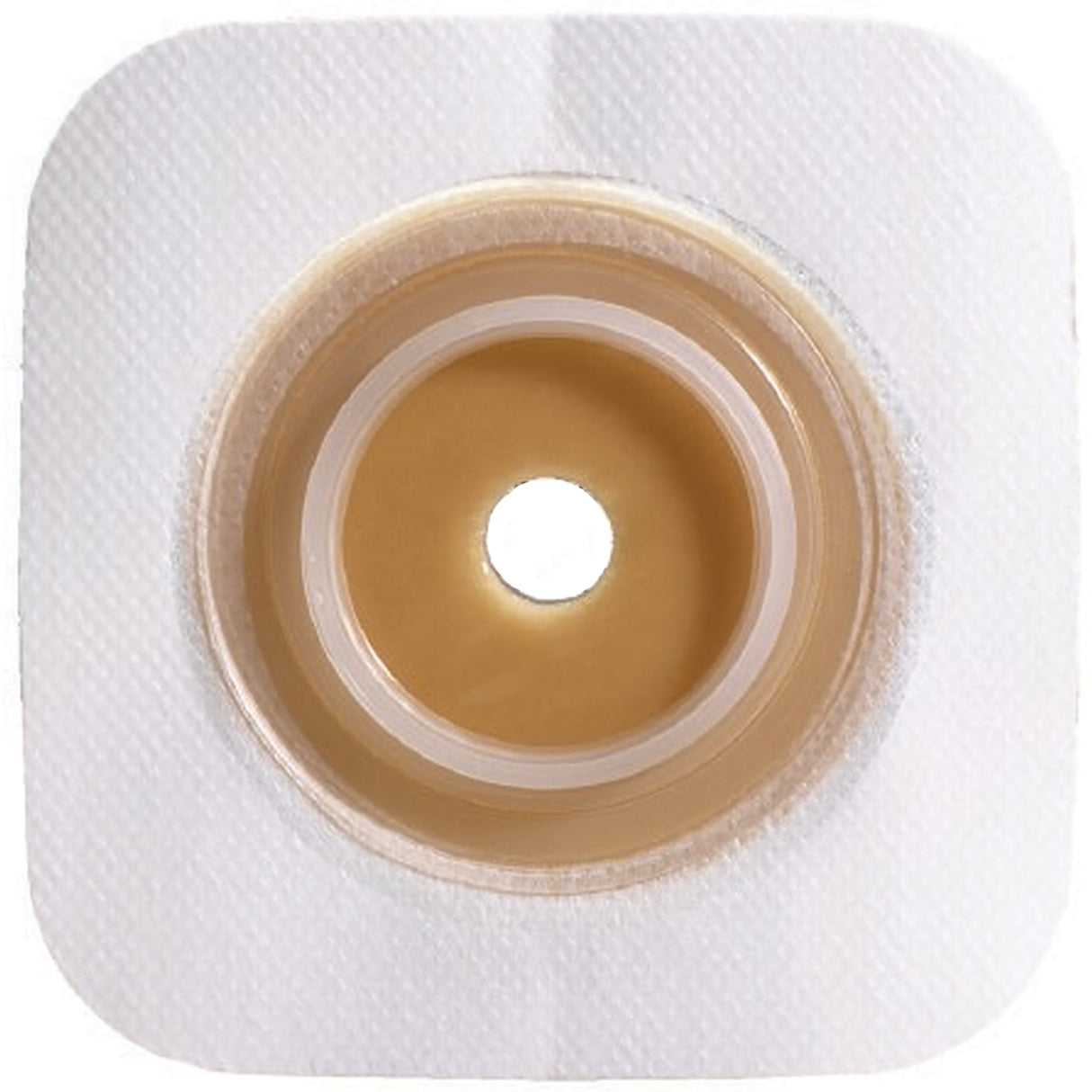 Ostomy Barrier Sur-Fit Natura® Trim to Fit, Standard Wear Stomahesive® Adhesive 57 mm Flange Sur-Fit® Natura® System Hydrocolloid 1-3/8 to 1-3/4 Inch Opening 5 X 5 Inch - BeHope