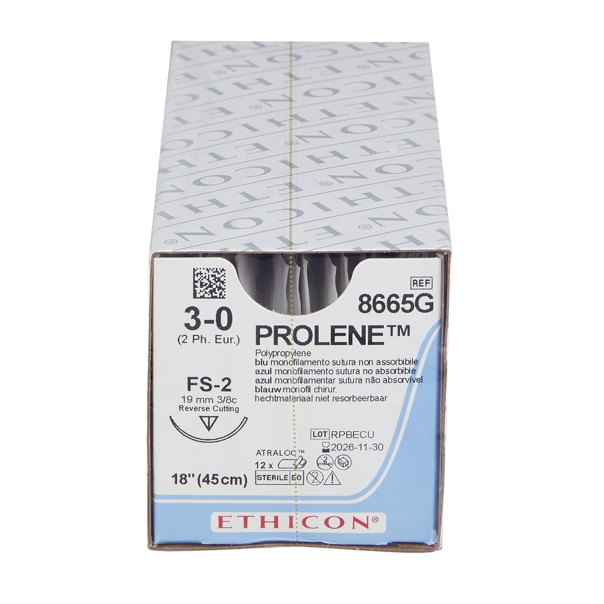 Prolene Nonabsorbable Polypropylene Suture with Reverse Cutting Needle - BeHope