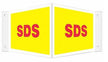 Wall Sign Hazardous HCL SDS Sign - BeHope