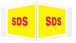 Wall Sign Hazardous HCL SDS Sign - BeHope