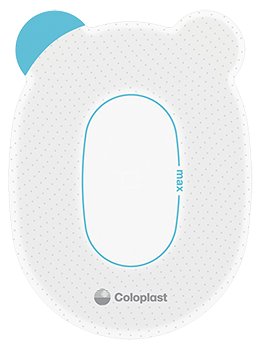 Ostomy Barrier SenSura® Mio Baby Flex Trim to Fit, Standard Wear Adhesive without Tape 35 mm Flange Gray Code System 0 to 1-9/16 Inch Opening - BeHope