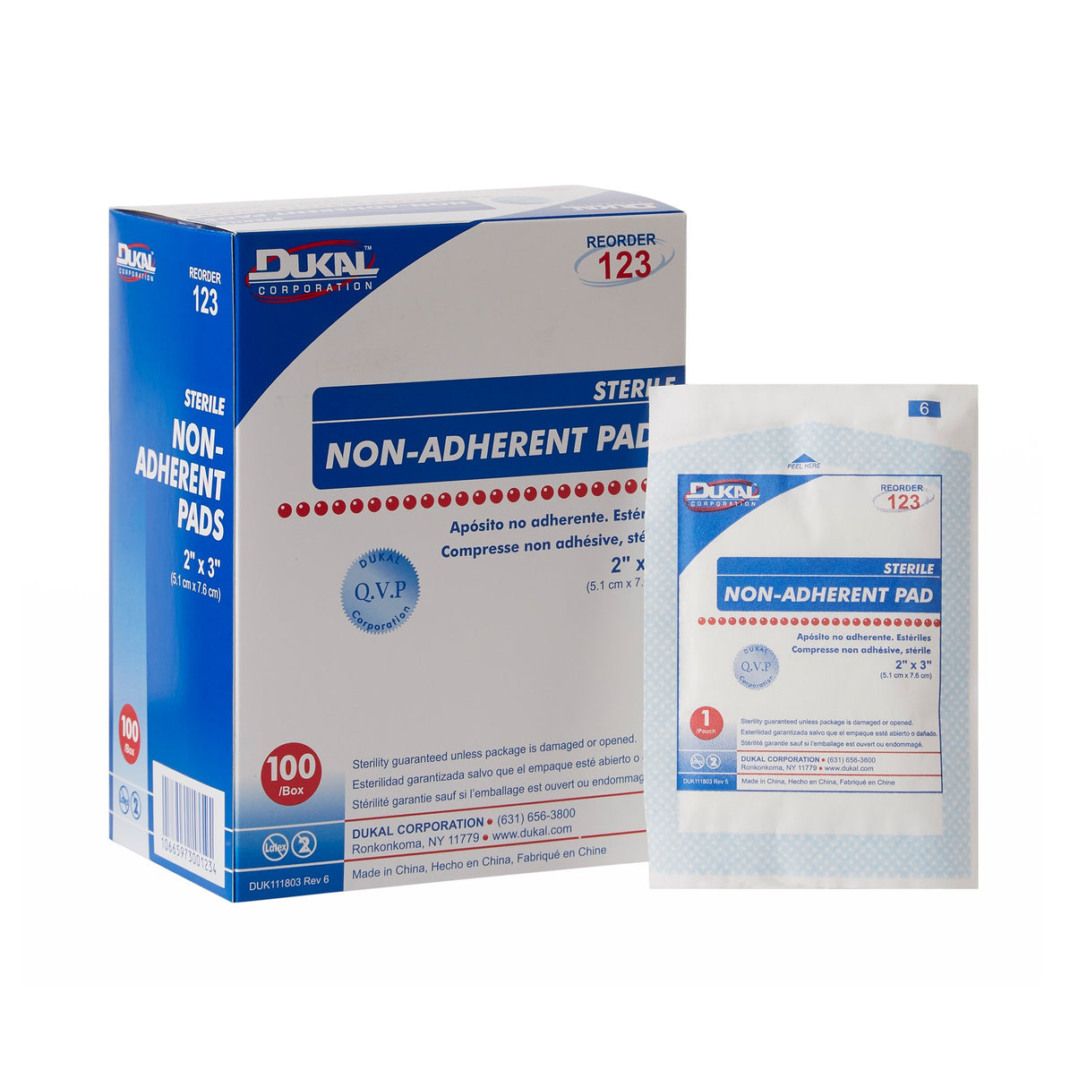 Non-adherent Dressing Dukal™ Sterile Absorbent Pad - BeHope