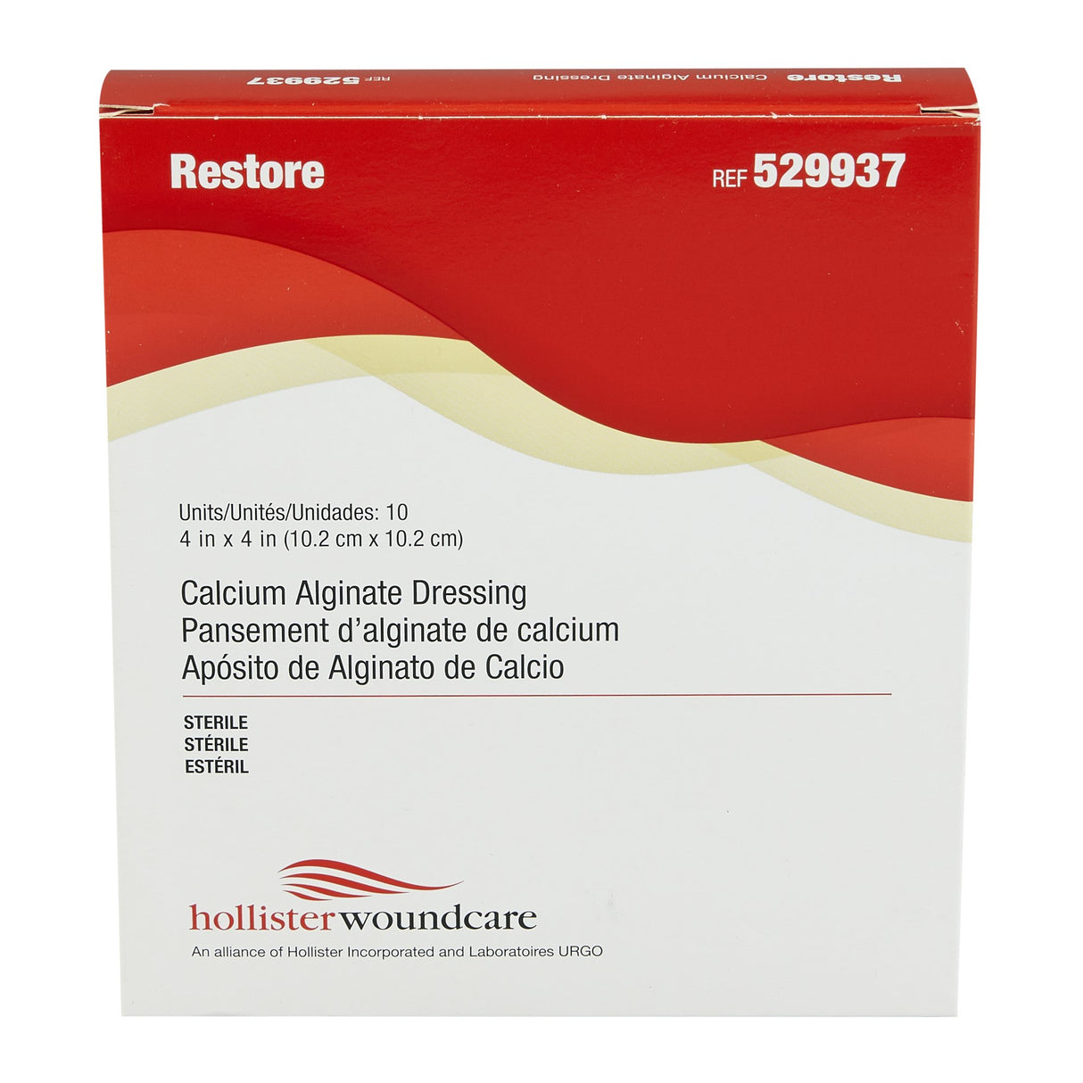 Alginate Dressing Restore™ 4 X 4 Inch Square - BeHope