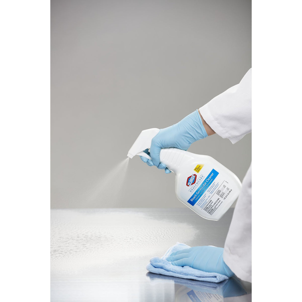 Surface Disinfectant Cleaner Refill Clorox Healthcare® Bleach Germicidal Manual Pour Liquid 1 gal. Jug Fruity Floral Bleach Scent NonSterile - BeHope