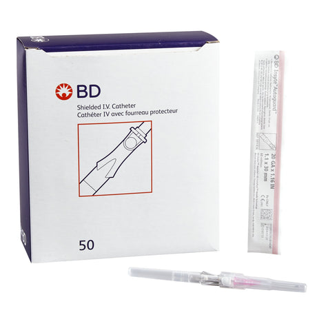Peripheral IV Catheter Insyte™ Autoguard™ BD Vialon Safety Push Button - BeHope