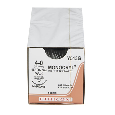 Absorbable Suture With Needle Monocryl™ Poliglecaprone Precision Reverse Cutting Needle - BeHope