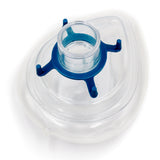 Anesthesia Mask Sure Seal® Elongated Style Child / Small Adult Size 3 Hook Ring - BeHope