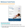 Unisex Youth Absorbent Underwear McKesson Pull On with Tear Away Seams Large / X-Large Disposable Heavy Absorbency - BeHope