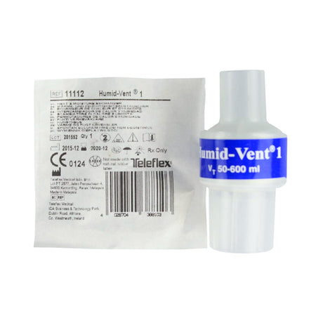 Heat and Moisture Exchanger Humid-Vent™ 35.37 mg H₂O/L @ VT 200 mL 1.09 cm H₂O @ 30 LPM - BeHope