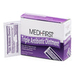 First Aid Antibiotic Bacitracin / Neomycin / Polymyxin B Medi-First® Ointment 0.5 Gram Individual Packet - BeHope