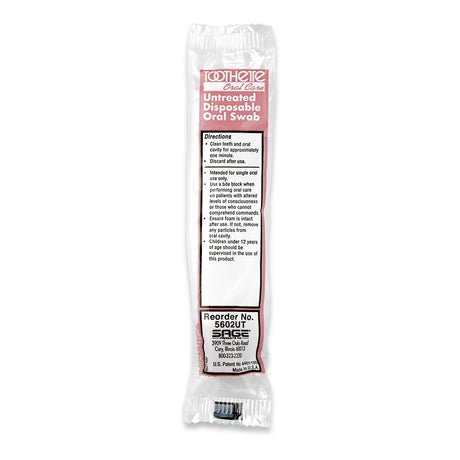 Toothette® Untreated Foam Tip Oral Swab - BeHope
