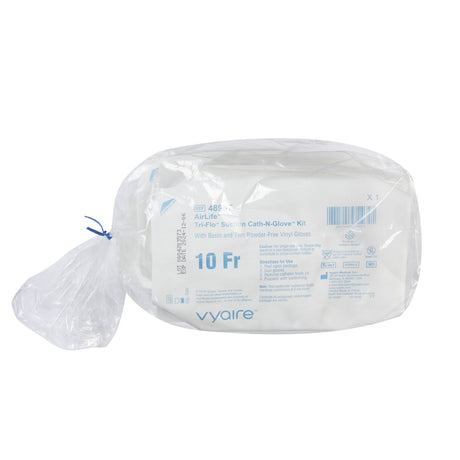 Suction Catheter Kit Tri-Flo® Cath-N-Glove® 10 Fr. Beveled Tip - BeHope
