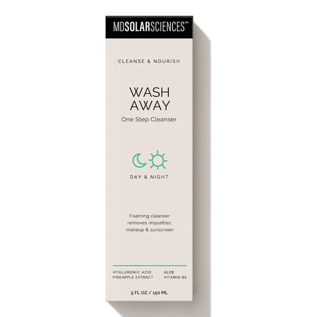 Facial Cleanser MDSolarsciences Wash Away One Step Gel 5 oz. Tube Unscented