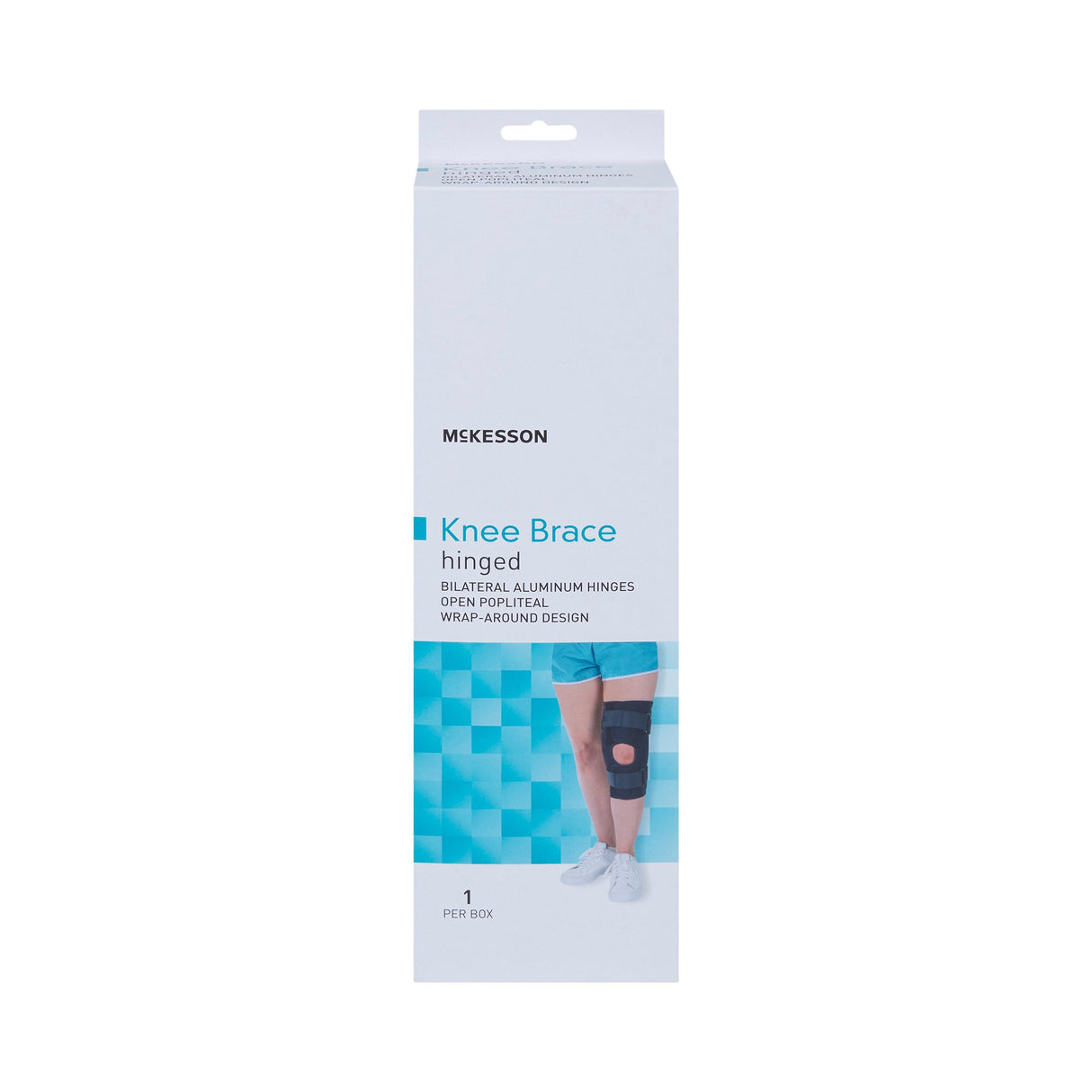Knee Brace McKesson 3X-Large Wraparound / Hook and Loop Strap Closure with D-Rings 28 to 30-1/2 Inch Circumference Left or Right Knee - BeHope