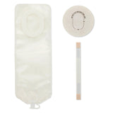 Ostomy Pouch Pouchkins™ Newborn One-Piece System 6 Inch Length Flat, Trim To Fit 7/8 to 1-3/8 Inch Stoma Drainable - BeHope