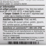 Stool Softener Geri-Care® Softgel 100 per Bottle 100 mg Strength Docusate Sodium - BeHope
