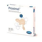Foam Dressing Proximel® 9-2/5 X 10 Inch With Border Waterproof Film Backing Silicone Adhesive Heel Sterile - BeHope