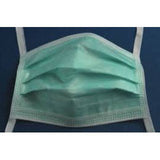 Surgical Mask Cardinal Health™ Anti-fog Adhesive ASTM Level 1 Tie Closure One Size Fits Most - BeHope
