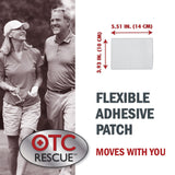 Topical Pain Relief OTC RESCUE 4% Strength Lidocaine Patch 30 per Box - BeHope