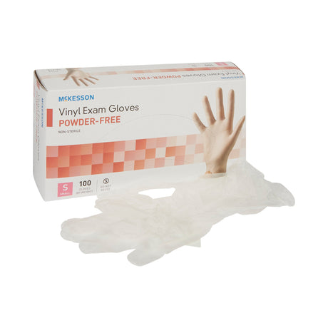 McKesson Vinyl Exam Gloves Nonsterile High Tactile Sensitivity Latex-Free - BeHope