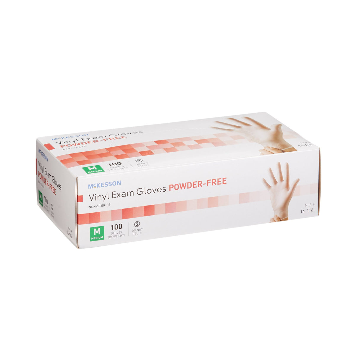McKesson Nonsterile Vinyl Exam Gloves Smooth High Tactile Sensitivity - BeHope