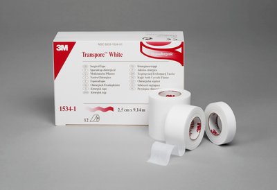 Transpore Surgical Tape 1/2" X 10yard Clear Box/240 Yard - BeHope