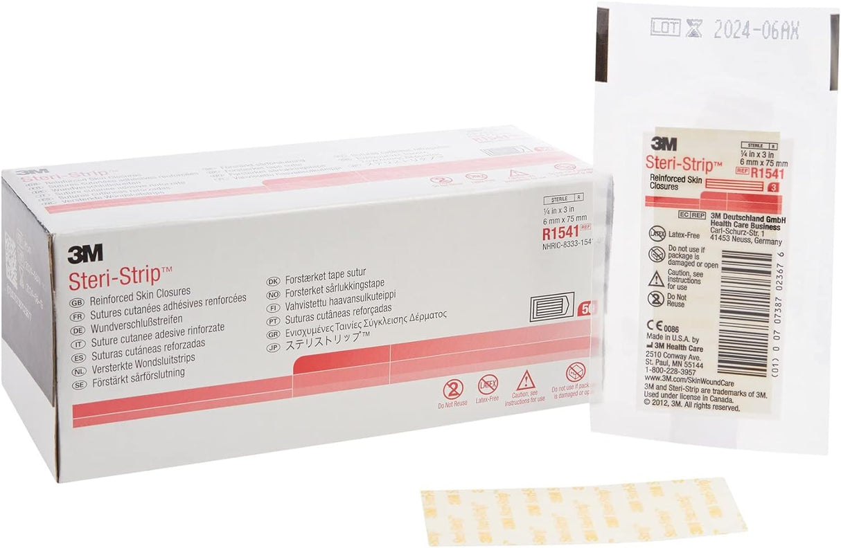 Steri-StripTM Reinforced Adhesive Skin Closure