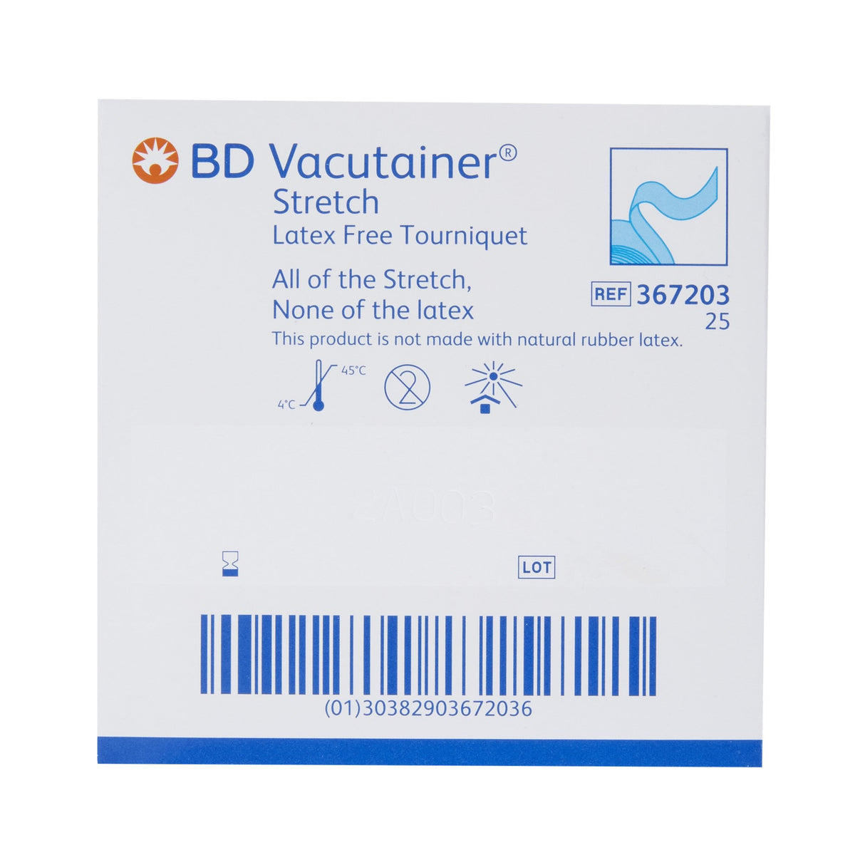 Tourniquet Strap Vacutainer® 18 Inch Length Perforated / Rolled Polyethylene - BeHope