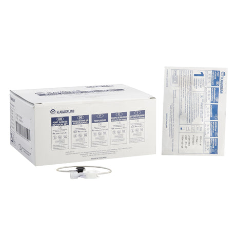 Huber Infusion Set Kawasumi 22 Gauge 3/4 Inch 8 Inch Tubing Without Port - BeHope