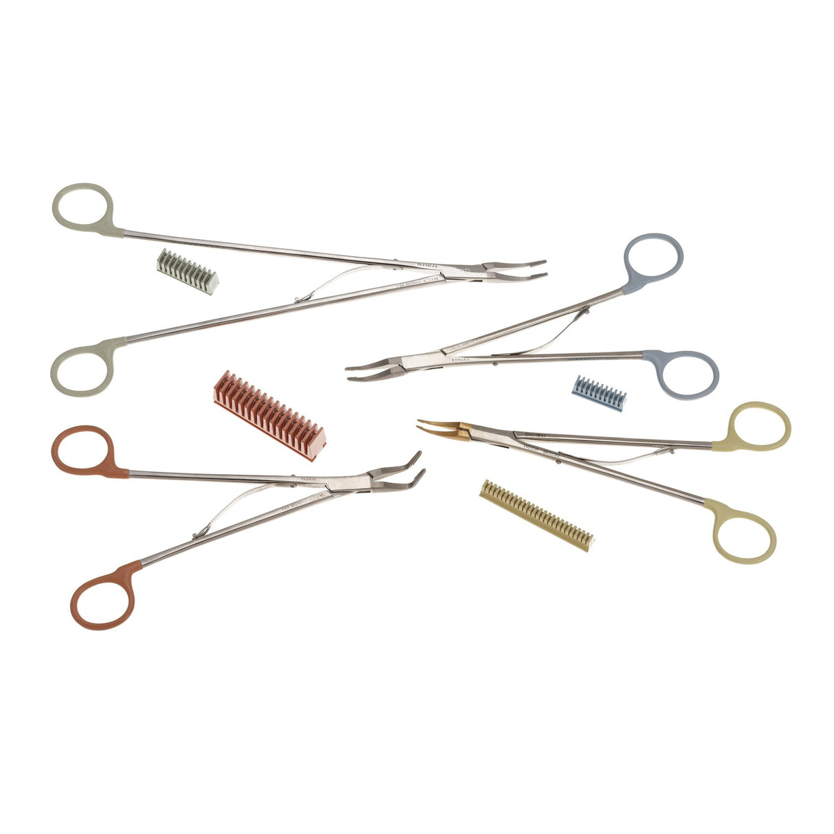 Traditional Style Ligating Clip Hemoclip® Tantalum Medium Blue Clip 25 Clips - BeHope