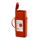 Pocket Shuttle Sharps Container SharpSafety™ Red Base 8-3/4 H X 2-1/2 D X 4-1/2 W Inch Vertical Entry 0.25 Gallon - BeHope