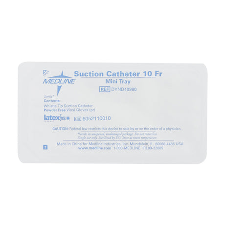 Suction Catheter Kit Medline 10 Fr. Whistle Tip - BeHope