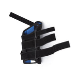 Wrist Brace with Abducted Thumb ProCare® ComfortFORM™ Aluminum / Foam / Spandex / Plastic Left Hand Black Medium - BeHope
