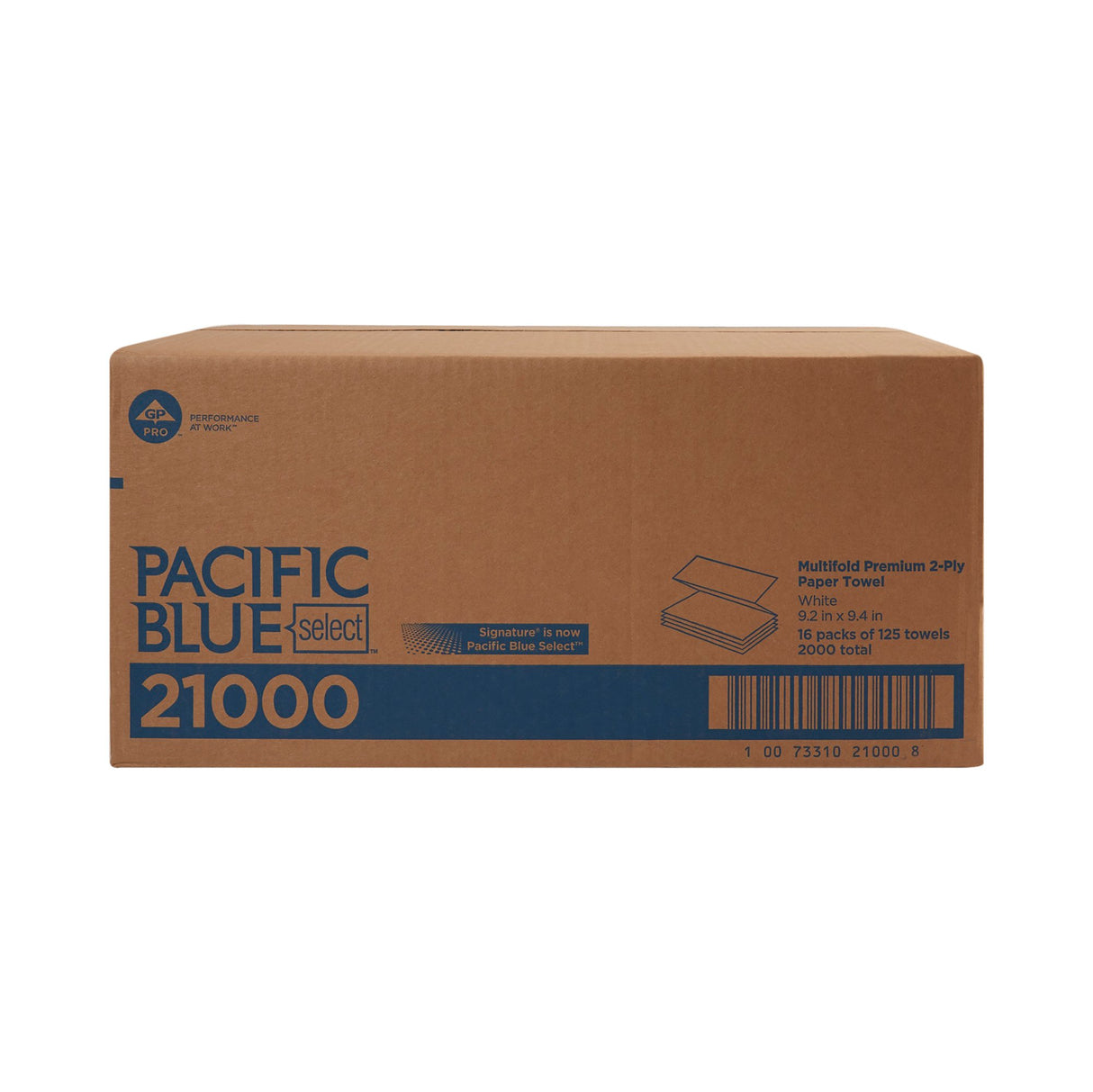 Paper Towel Pacific Blue Select™ Multi-Fold 9-1/4 X 9-1/2 Inch - BeHope