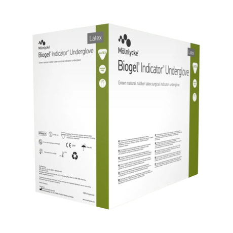 Surgical Underglove Biogel® Indicator™ Sterile Latex Curved Finger Untextured - BeHope
