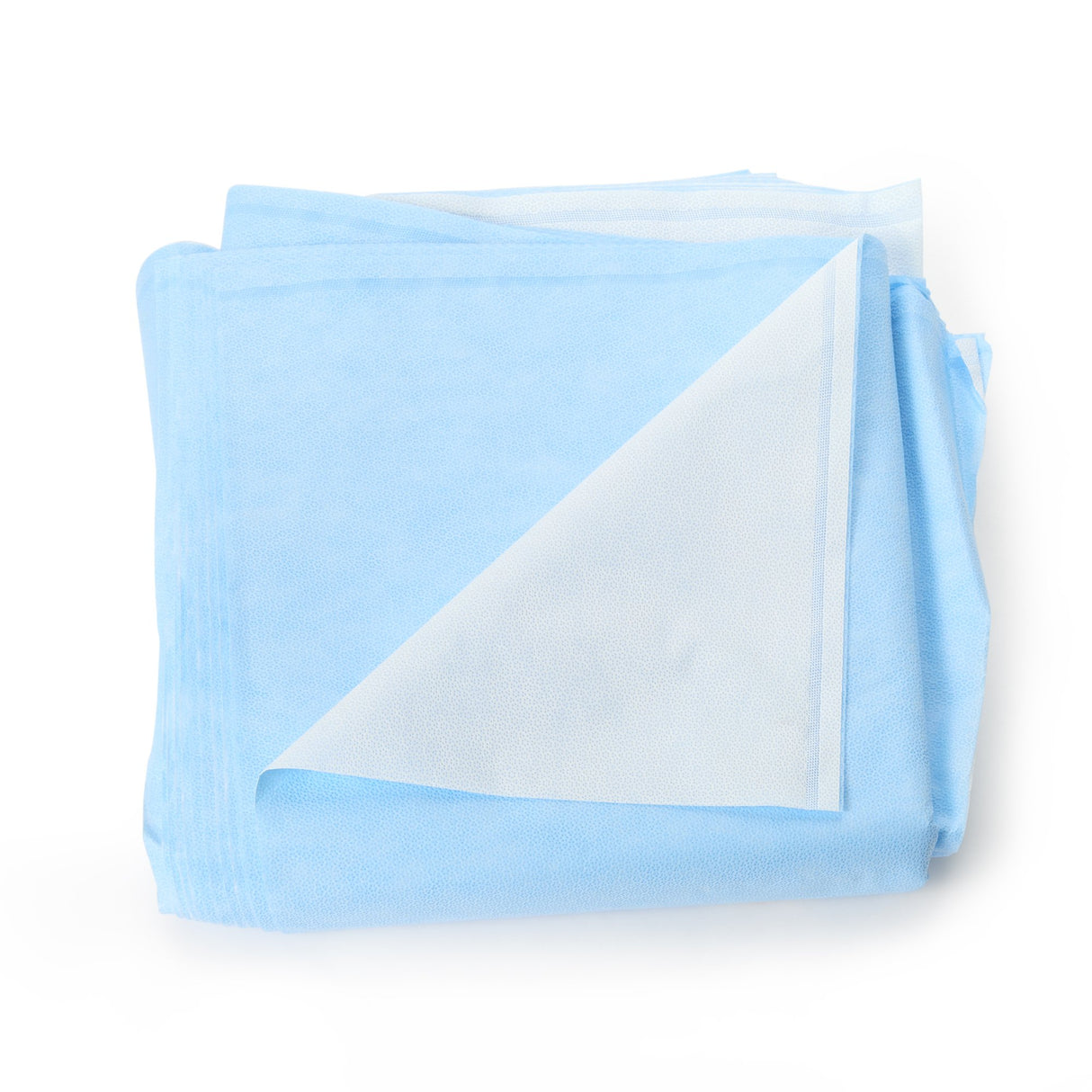 QUICK CHECK* H200 Sterilization Wrap White / Blue 30 X 30 Inch Dual Layer SMS Polypropylene Steam / EO Gas / Hydrogen Peroxide - BeHope