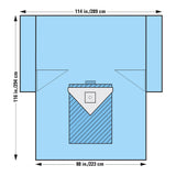 Orthopedic Drape Orthoarts® Knee Arthroscopy Drape 114 W X 88 W X 116 L Inch Sterile - BeHope