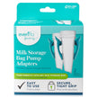 Breast Milk Storage Bag Adapter Evenflo Advanced For Evenflo Advanced Breast Pumps and Most Other Standard Neck Breast Pump Brands - BeHope