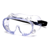 Protective Goggles Pyramex® Fit Over Uncoated Clear Tint Polycarbonate Lens Clear Frame Elastic Strap One Size Fits Most - BeHope