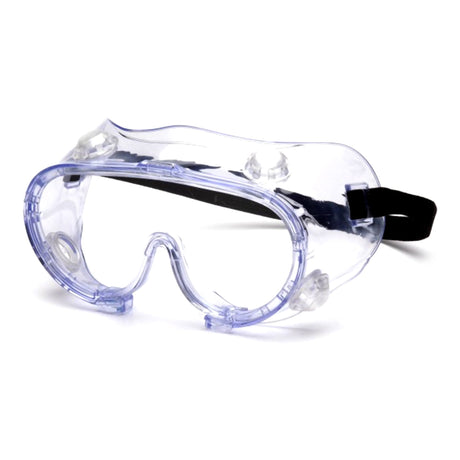 Protective Goggles Pyramex® Fit Over Uncoated Clear Tint Polycarbonate Lens Clear Frame Elastic Strap One Size Fits Most - BeHope