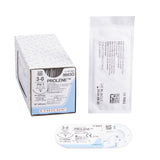 Nonabsorbable Suture with Needle Prolene™ Polypropylene PS-1 3/8 Circle Reverse Cutting Needle Size 3-0 Monofilament - BeHope