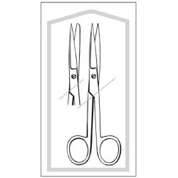 Operating Scissors Econo™ Durable Pakistani Stainless Steel Sterile - BeHope