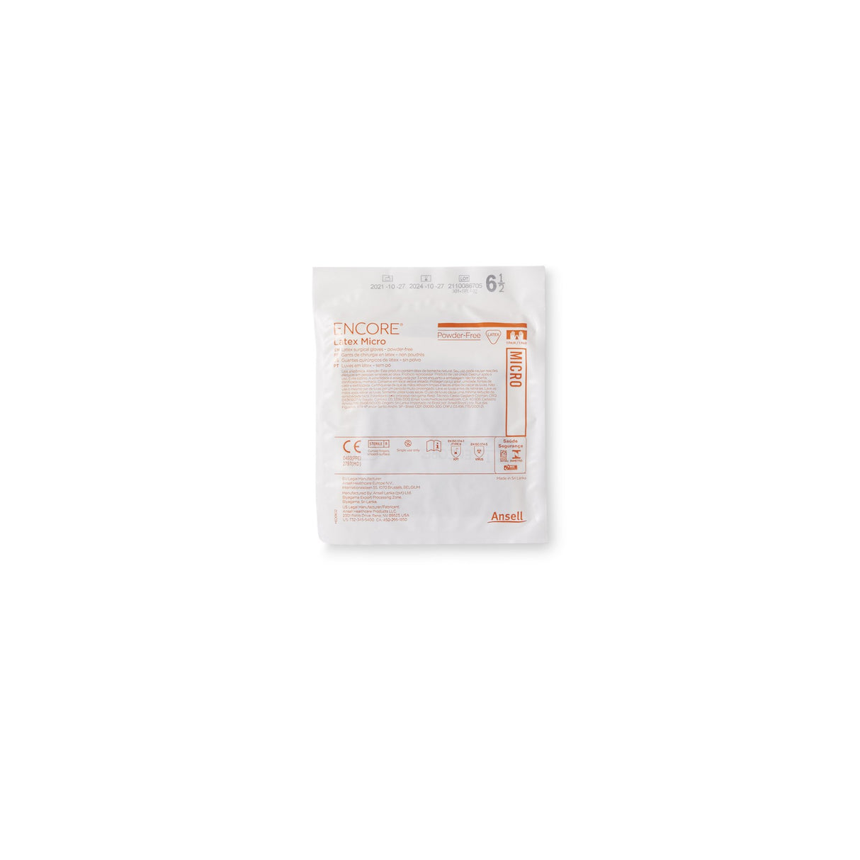 Surgical Glove Encore® Latex Micro-textured Double Gloving Chemo Tested - BeHope