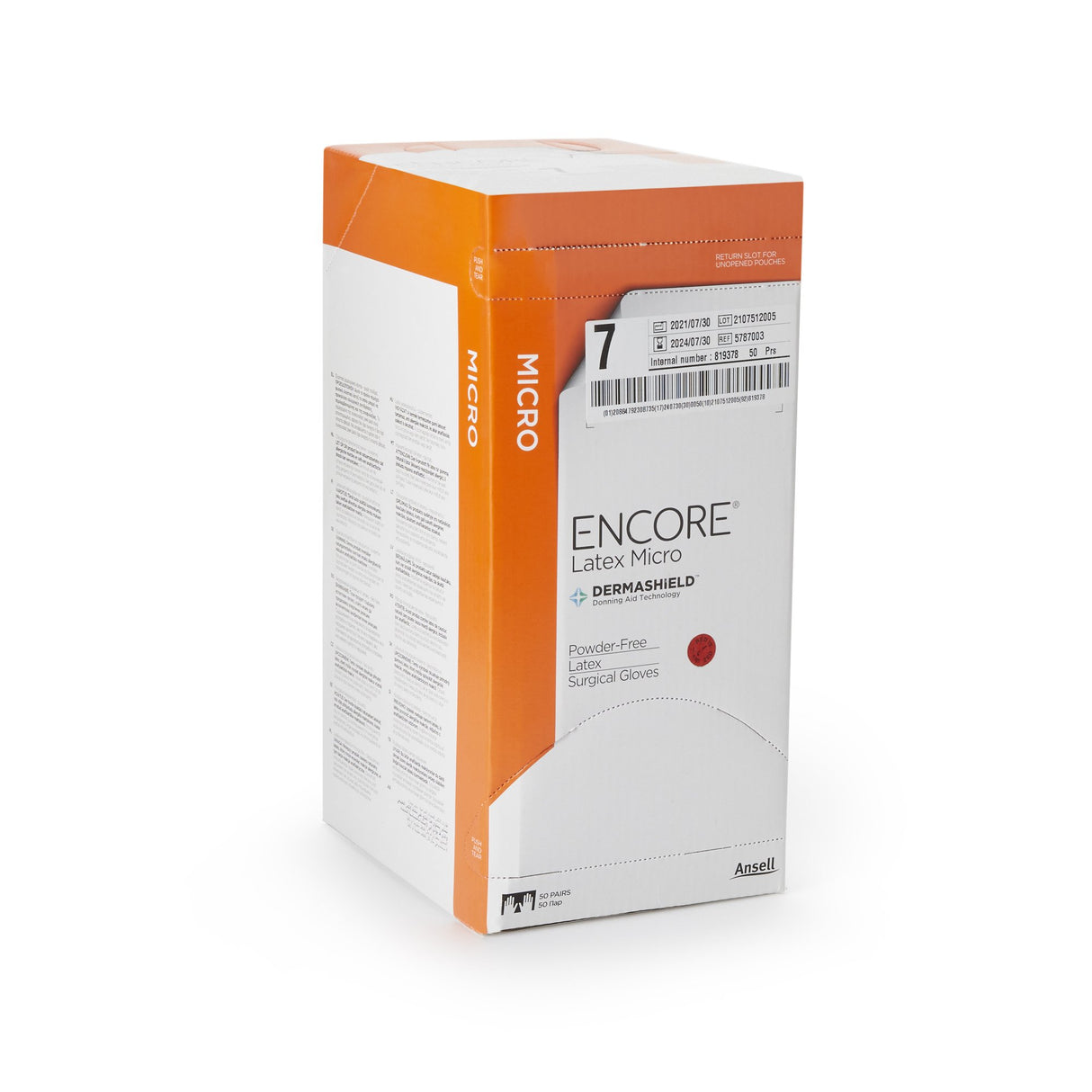Surgical Glove Encore® Latex Micro-textured Double Gloving Chemo Tested - BeHope
