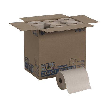 Paper Towel Pacific Blue Basic™ Hardwound Roll Strong Absorbent Recycled - BeHope